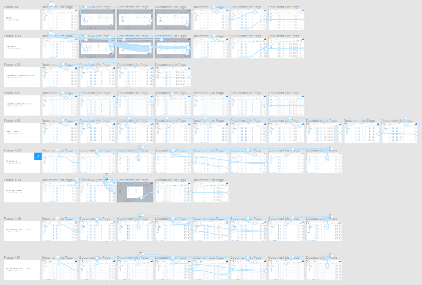 Freeze Columns Explorations